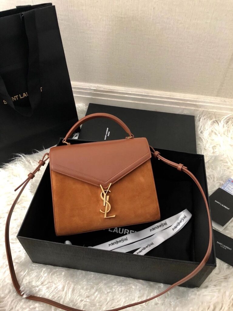 ysl cassandra bag brown