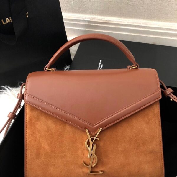 ysl cassandra bag brown