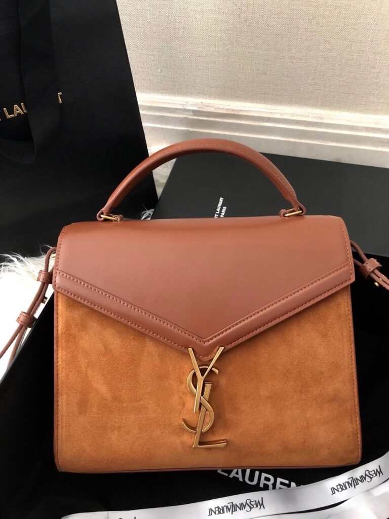 YSL Cassandra Bag In Smooth Leather And Suede - AlimorLuxury