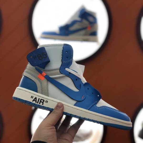 JORDAN 1 RETRO HIGH OFFWHITE UNC BLUE