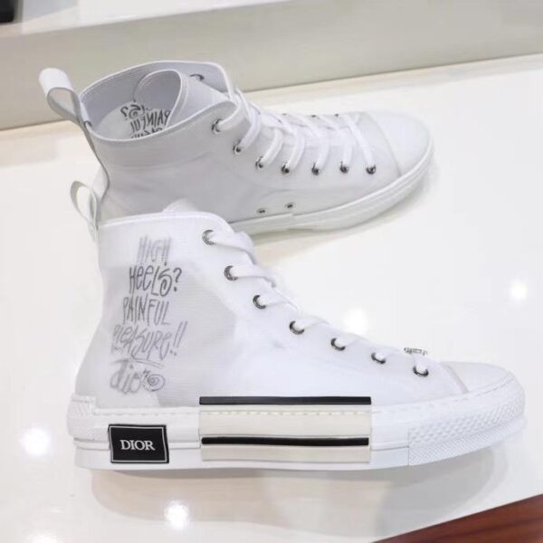 christian dior white high tops