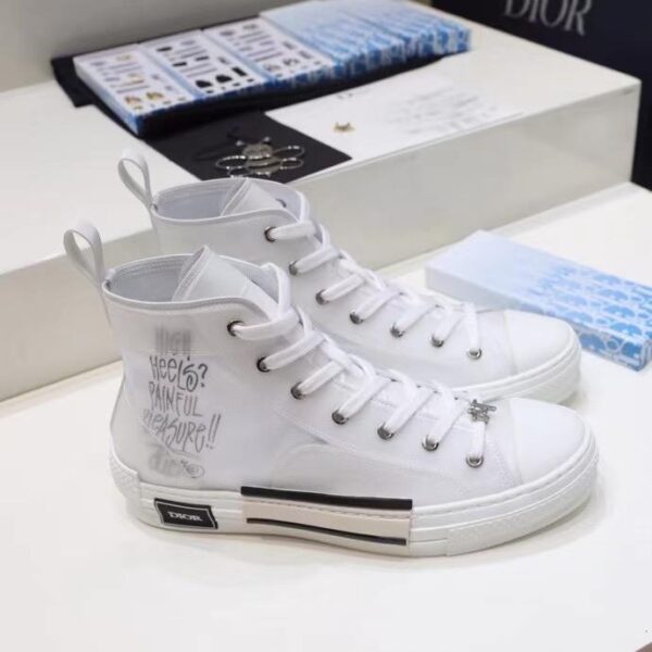 dior shoes white