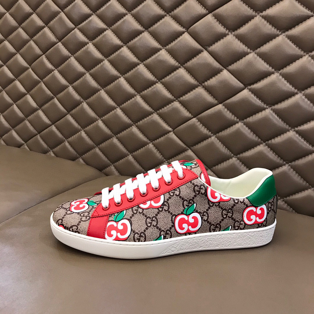 Ace Sneaker with GG Apple Print - Image 5