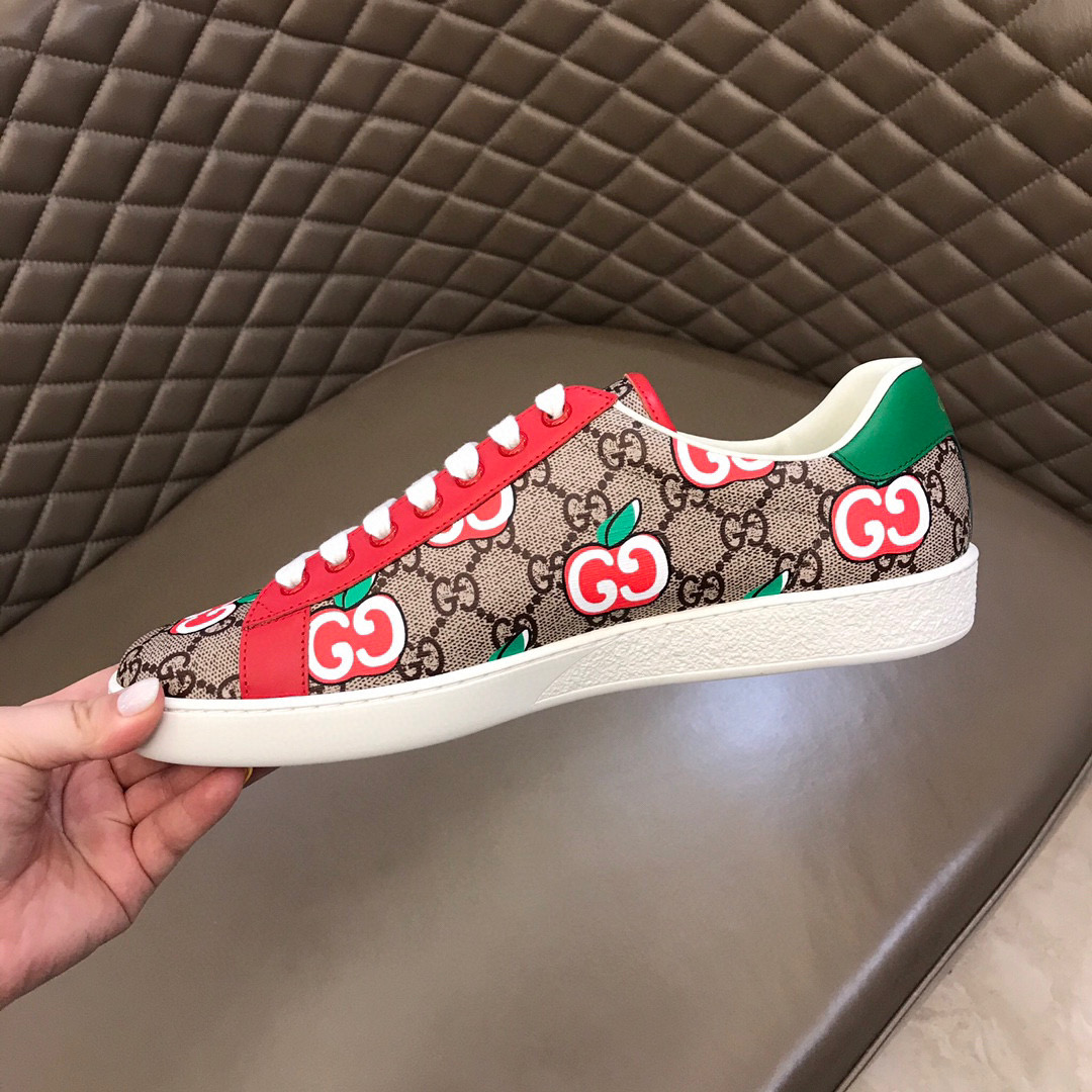 Ace Sneaker with GG Apple Print - Image 7