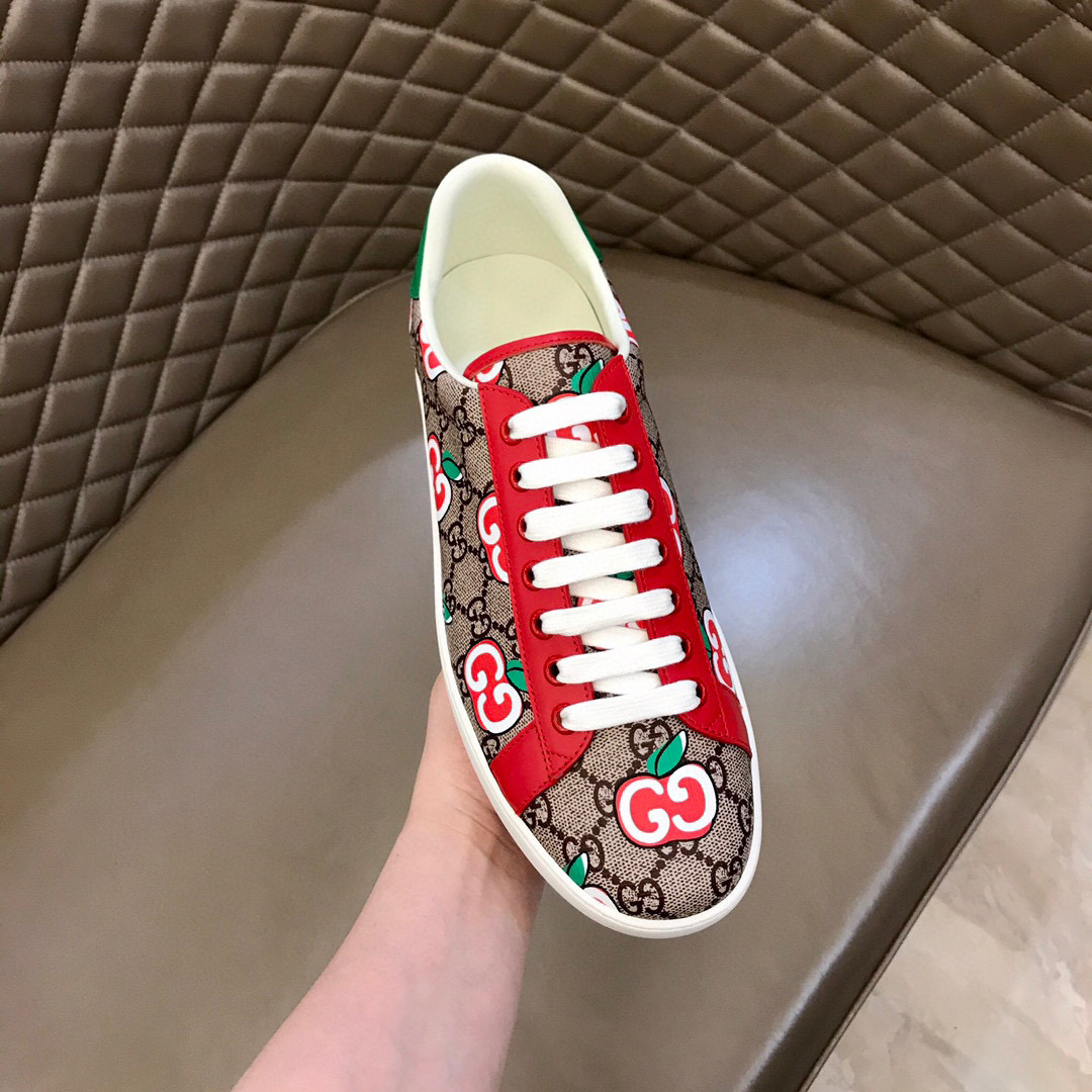 Ace Sneaker with GG Apple Print - Image 8