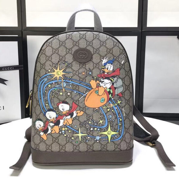 Gucci x Disney small backpack Dark Coffee