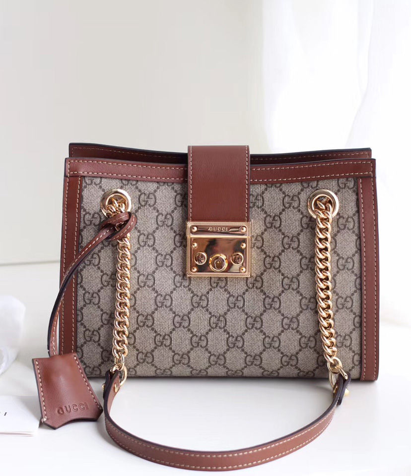 Gucci Padlock Supreme shoulder bag 498156 - AlimorLuxury