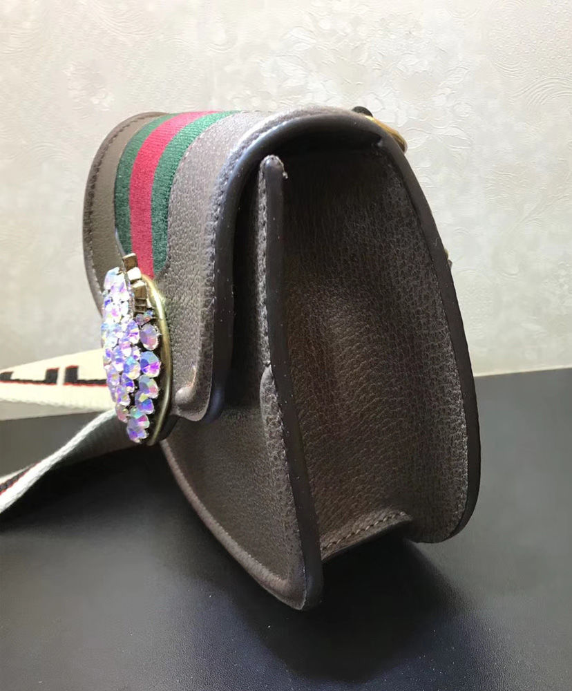 Gucci GucciTotem small shoulder bag 500756 Dark Coffee - Image 9