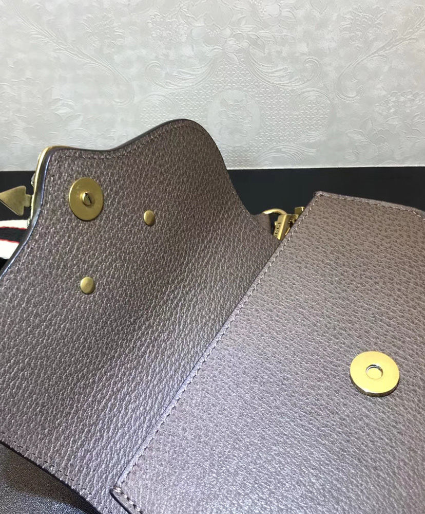 Gucci GucciTotem small shoulder bag 500756 Dark Coffee - Image 4