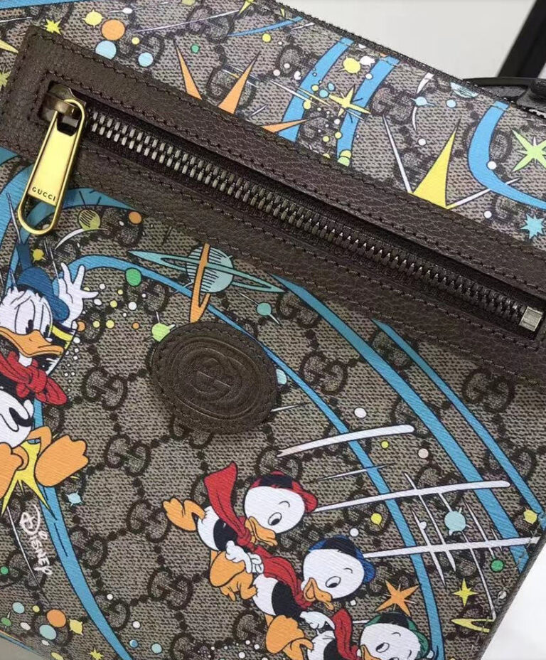 Gucci x Disney Donald Duck messenger bag Dark Coffee AlimorLuxury