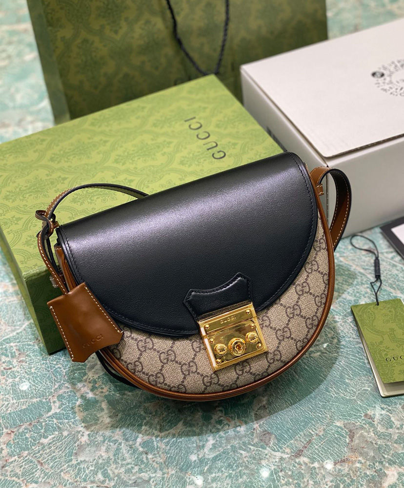 Gucci Padlock Small Shoulder Bag Black - Replica Bags And Shoes Online 