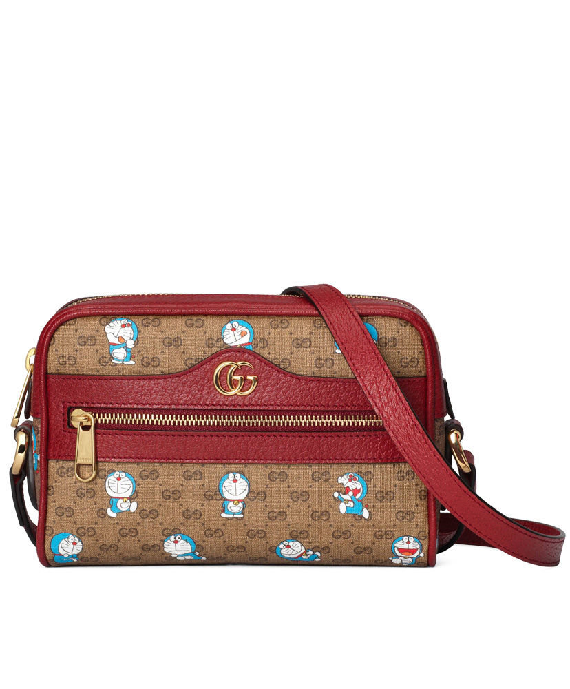 Gucci X Doraemon Mini Bag 647784 Red - Image 2