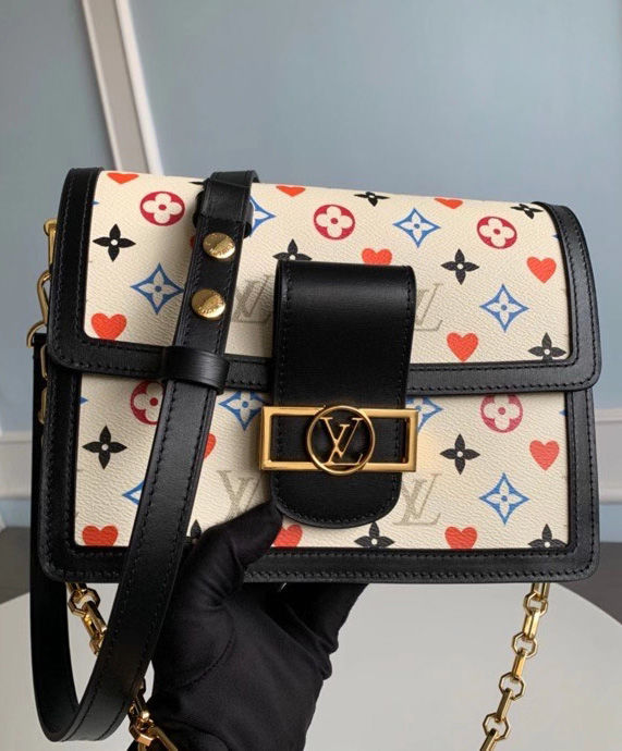 Louis Vuitton Game On Dauphine MM M57463 White - Replica Bags and Shoes ...