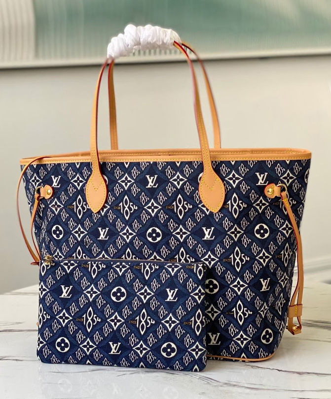 Louis Vuitton Since 1854 Neverfull MM M57484 Blue - Replica Bags and ...