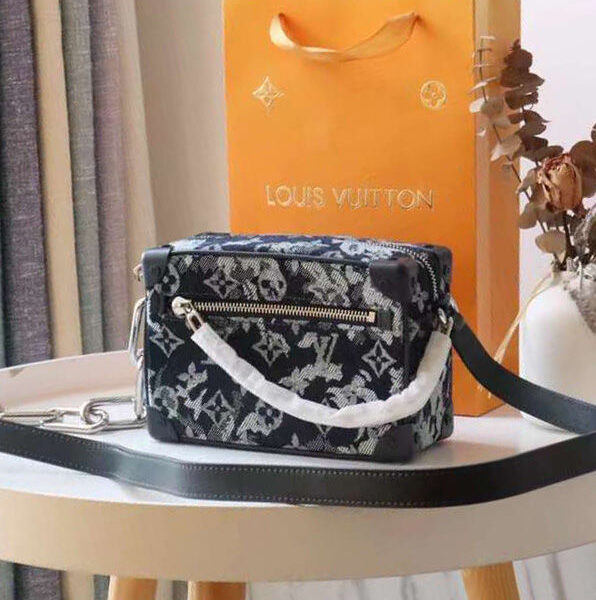 Louis Vuitton Mini Soft Trunk M80033 Dark Blue