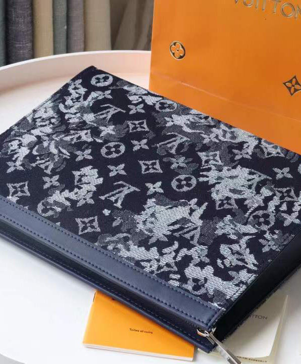 Louis Vuitton Pochette Voyage M80034 Dark Blue - Image 7