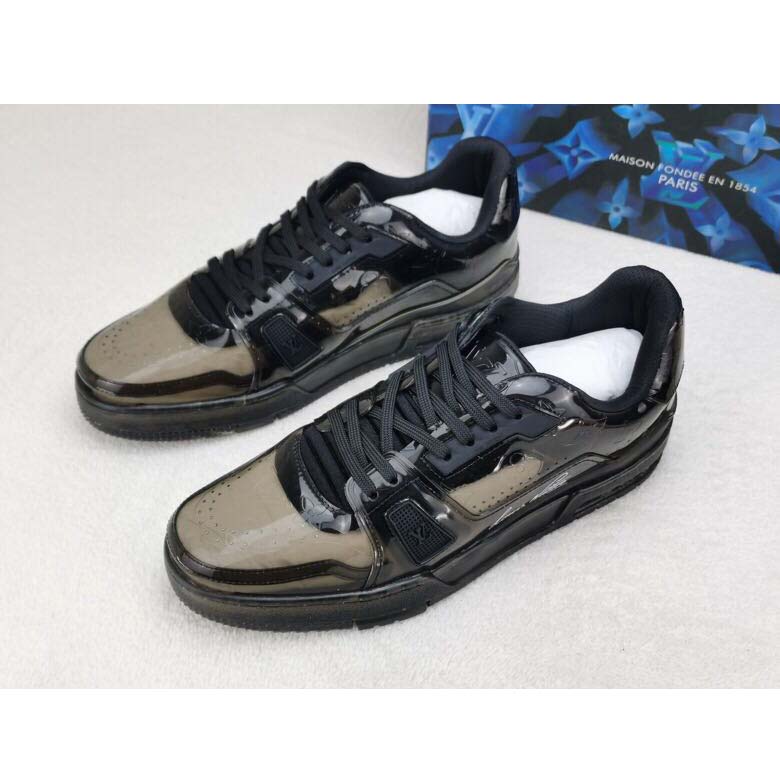 LV Trainer Sneaker Black - Image 4
