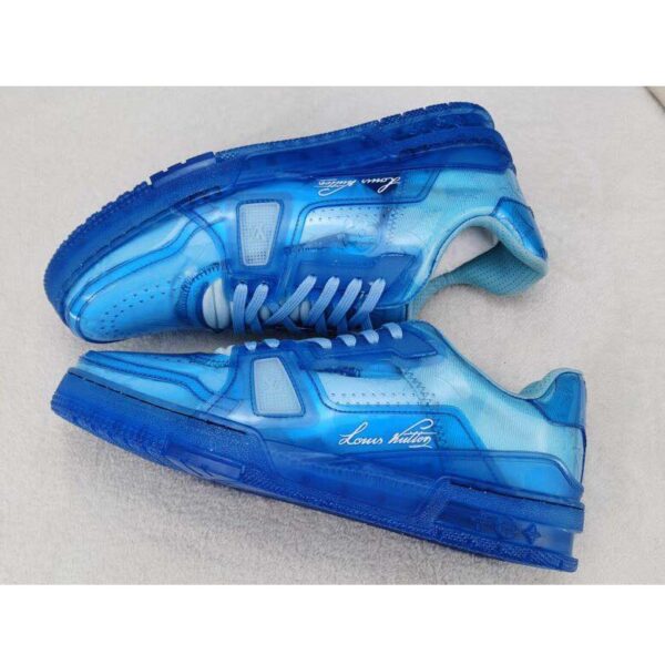 LV Trainer Sneaker Neon Blue