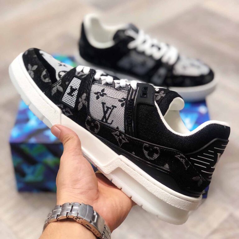 LV Trainer Sneaker Two Tone - AlimorLuxury