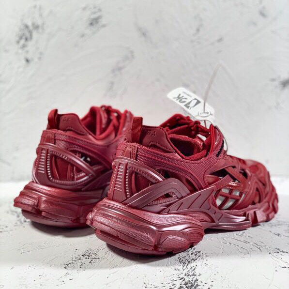 Blenciaga Track.2 Sneakers Wine Red - Image 6