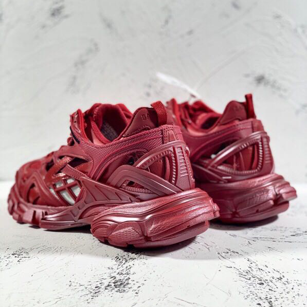 Blenciaga Track.2 Sneakers Wine Red - Image 5