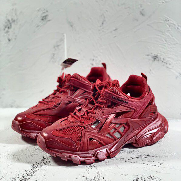 Blenciaga Track.2 Sneakers Wine Red