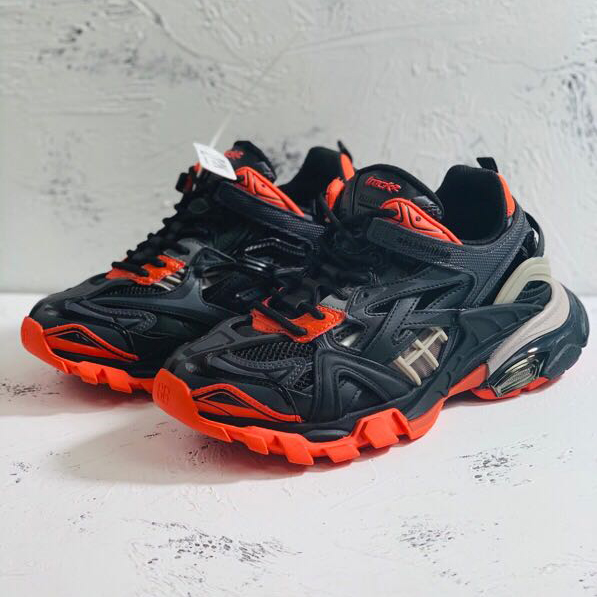 Blenciaga Track.2 Sneakers Black/Orange