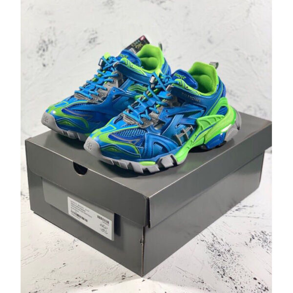 Blenciaga Track.2 Sneakers Blue/Green