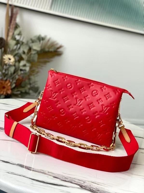 Louis Vuitton Coussin Red Purse M57792 - AlimorLuxury