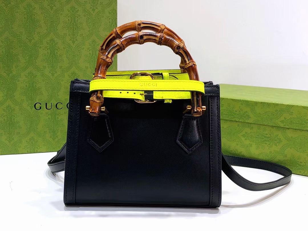 GUCCI DIANA TOTE MINI BAG BLACK - Image 2