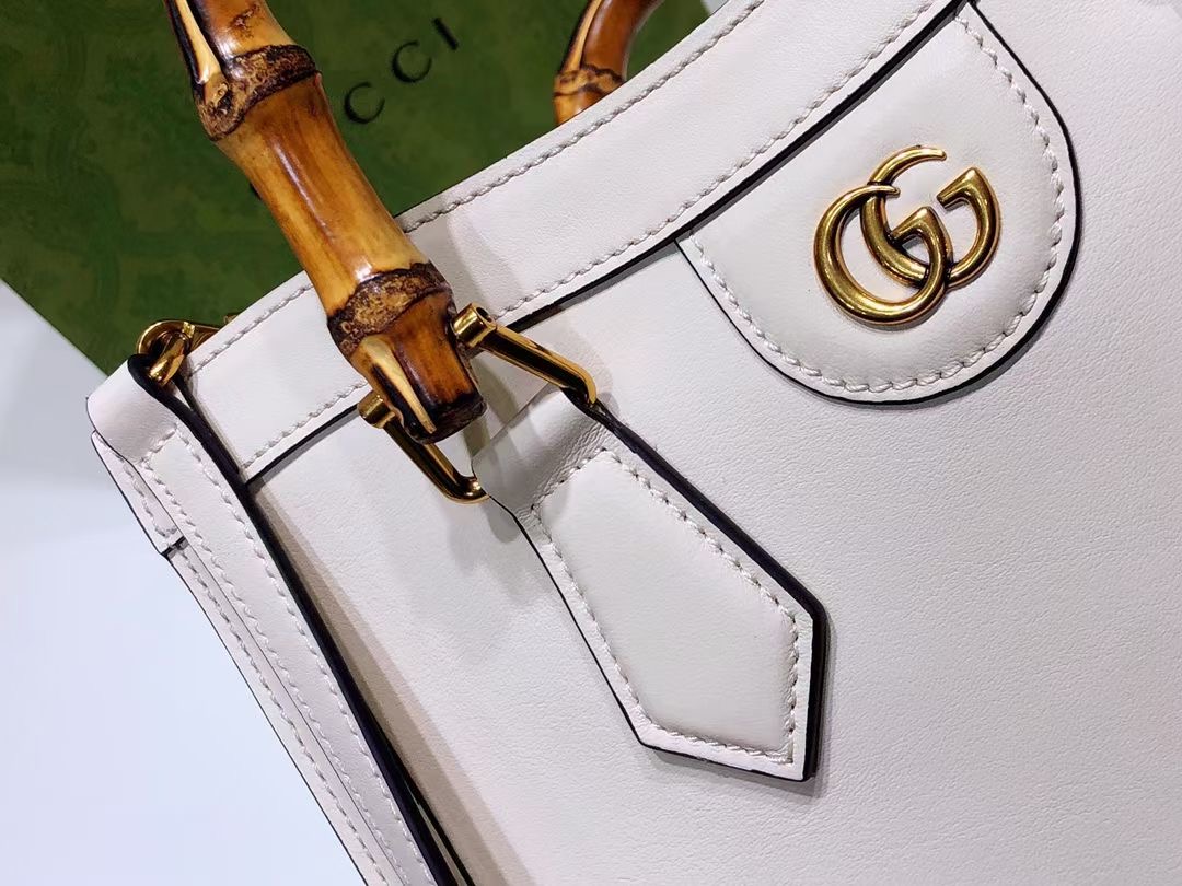 GUCCI DIANA TOTE SMALL WHITE PURSE - Image 7