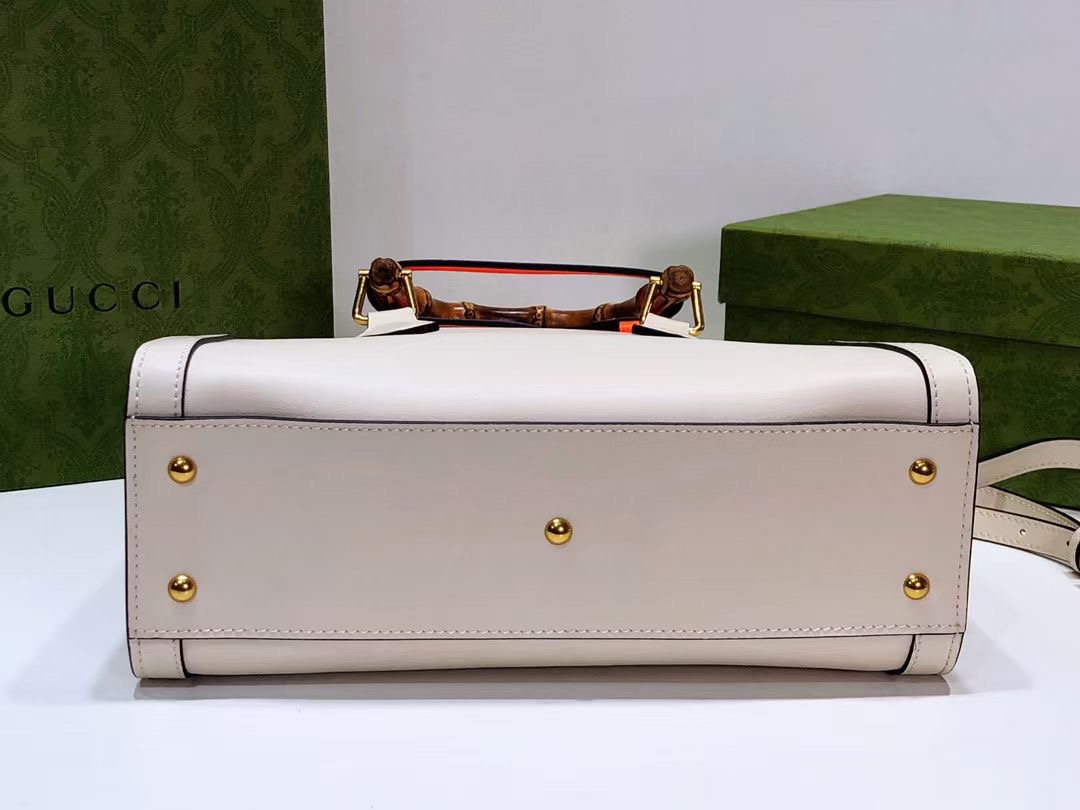 GUCCI DIANA TOTE SMALL WHITE PURSE - Image 8