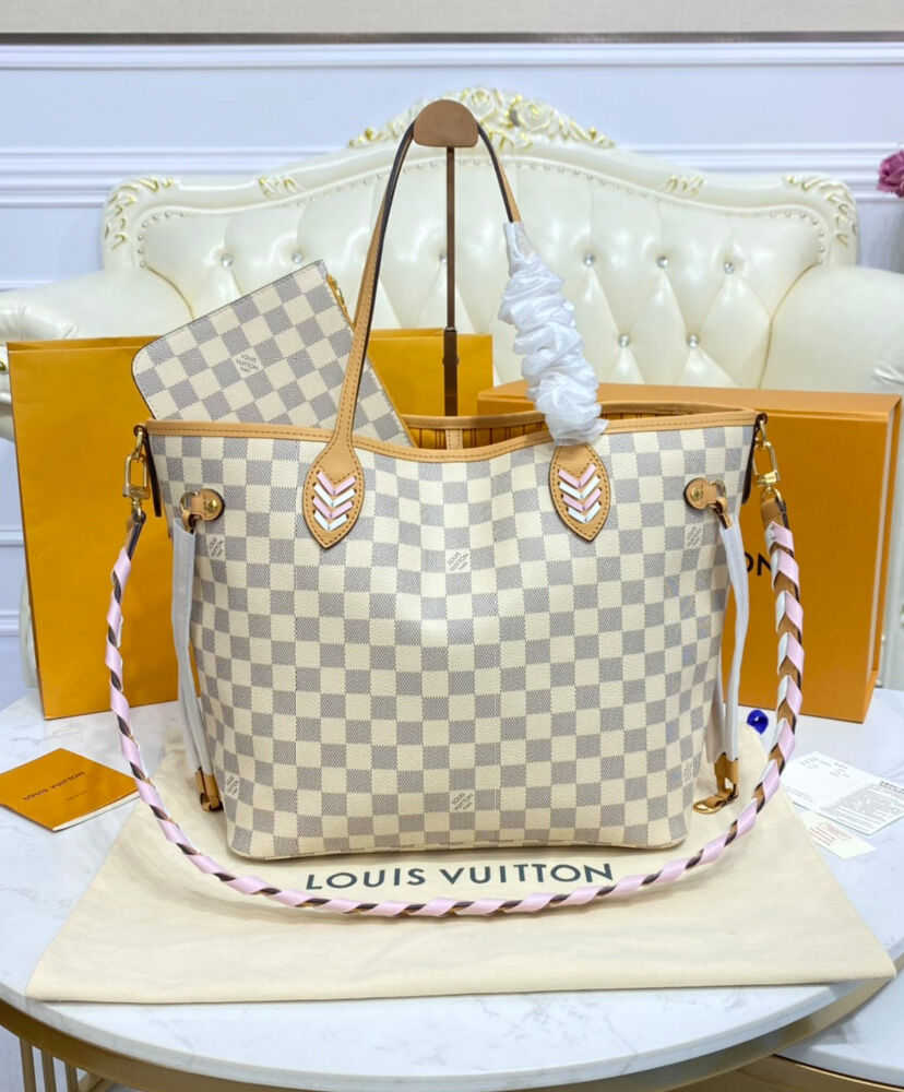 Louis Vuitton Neverfull MM N50047 White - Image 2