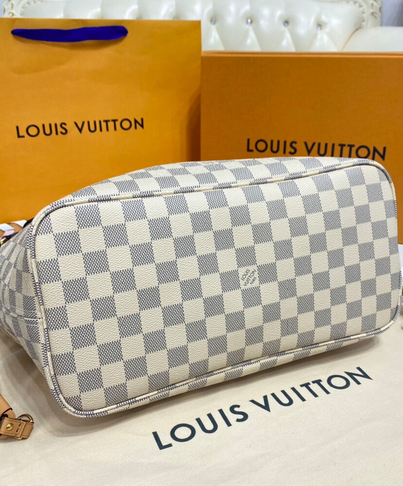 Louis Vuitton Neverfull MM N50047 White - Image 5