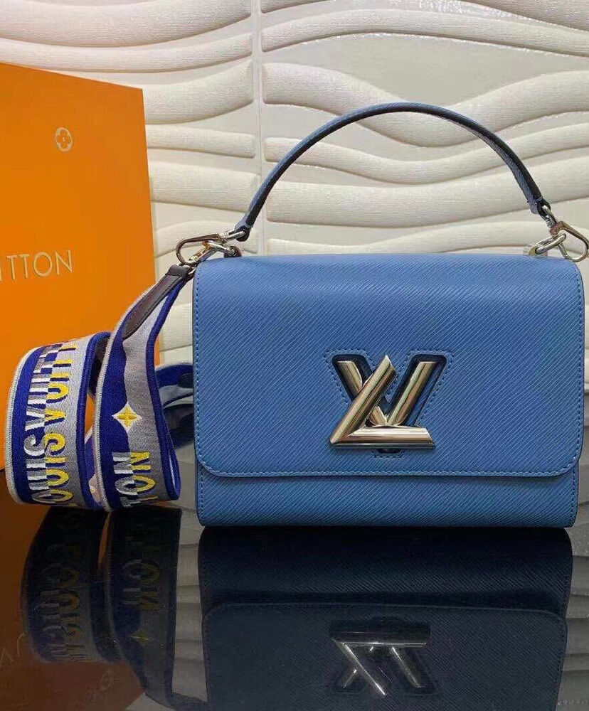 Louis Vuitton Twist MM Bag M57507 Blue - Image 2