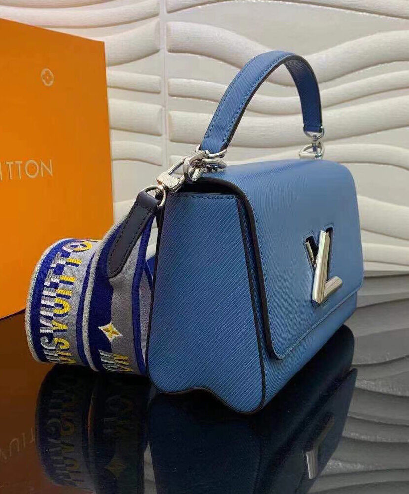 Louis Vuitton Twist MM Bag M57507 Blue - Image 3