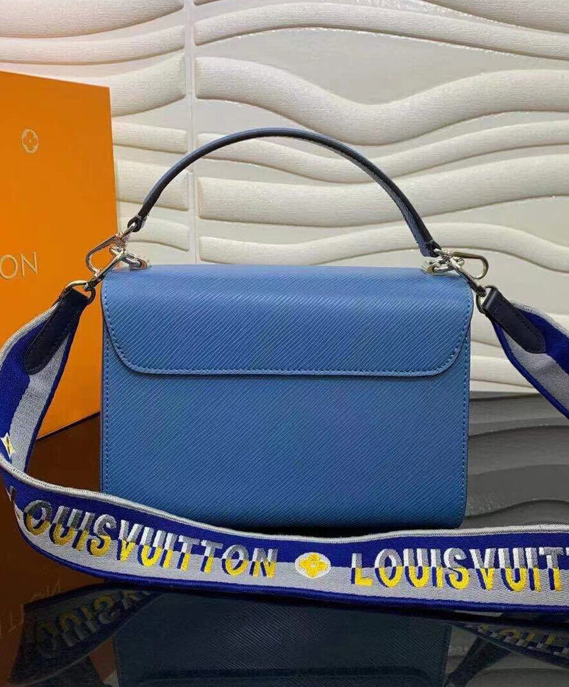 Louis Vuitton Twist MM Bag M57507 Blue - Image 4