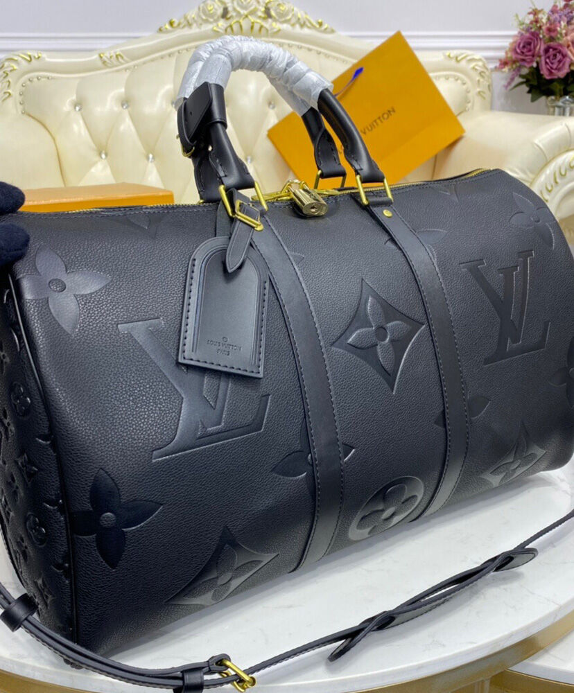 Louis Vuitton Keepall Bandouliere 45 M45532 Black - Image 3