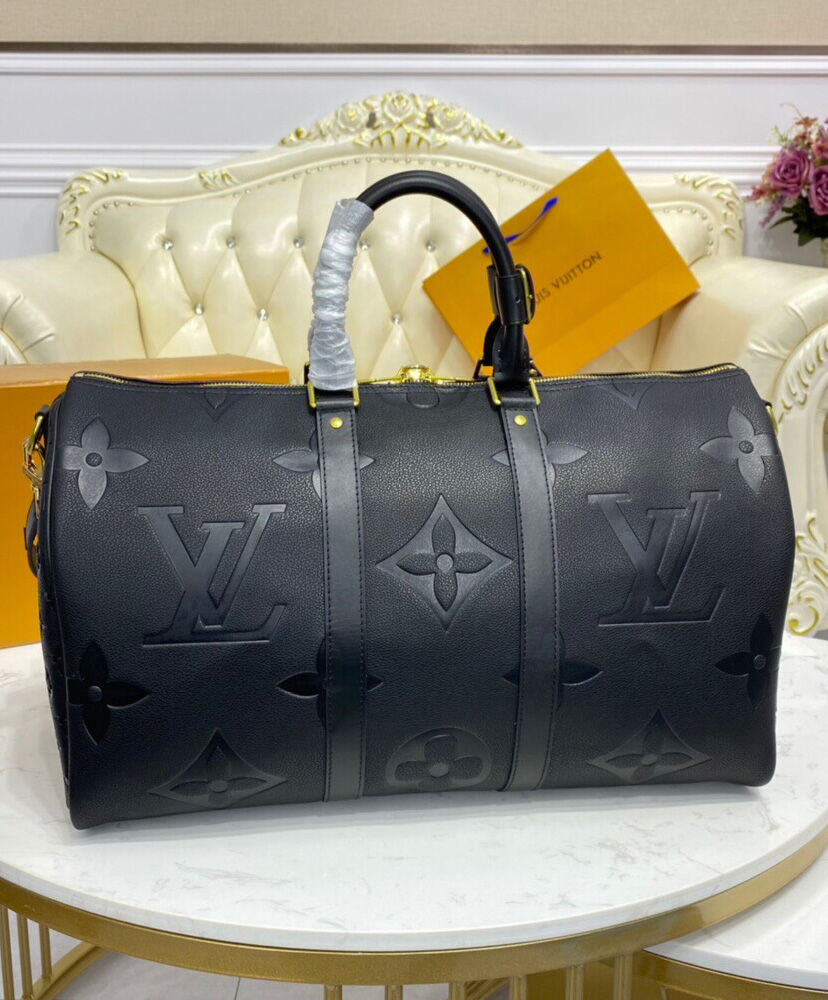 Louis Vuitton Keepall Bandouliere 45 M45532 Black - Image 5