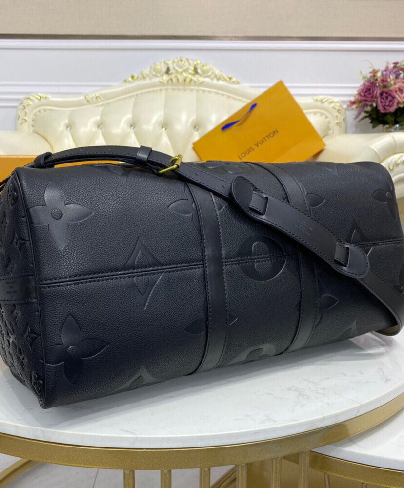 Louis Vuitton Keepall Bandouliere 45 M45532 Black - Image 6