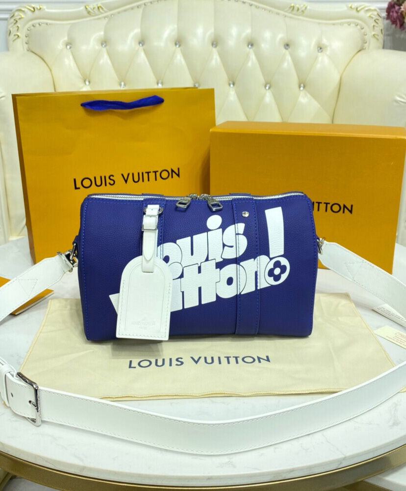 Louis Vuitton City Keepall M58747 Blue - Image 2