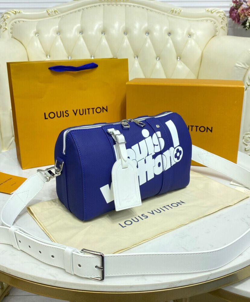 Louis Vuitton City Keepall M58747 Blue - Image 3