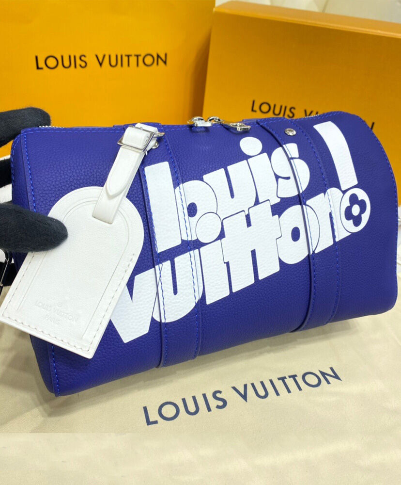 Louis Vuitton City Keepall M58747 Blue - Image 4