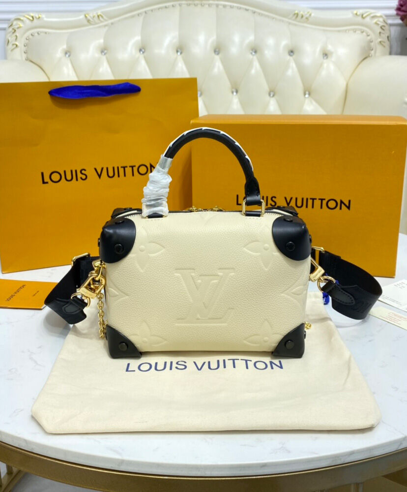 Louis Vuitton Petite Malle Ssouple Bag M58518 Cream - Image 3