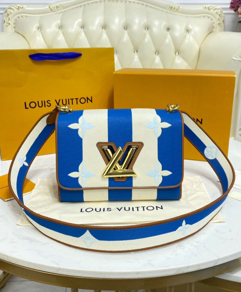 Louis Vuitton Twist MM M57659 Blue - Image 4