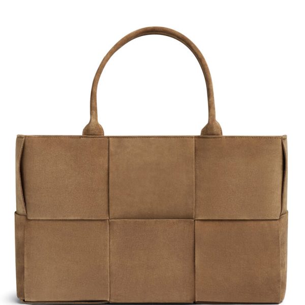 Bottega Veneta Arco Tote Light Coffee