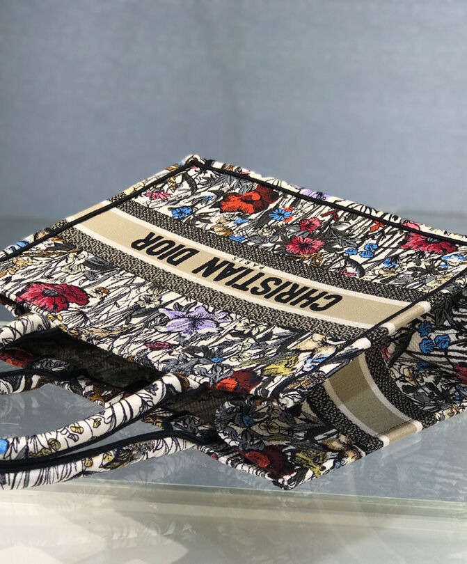 Christian Dior Small Book Tote Gray - Image 4