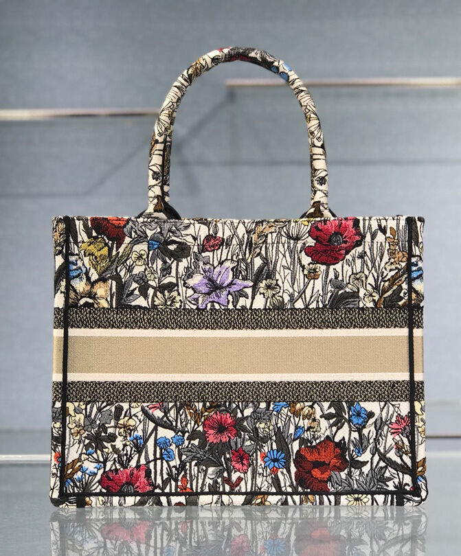 Christian Dior Small Book Tote Gray - Image 10