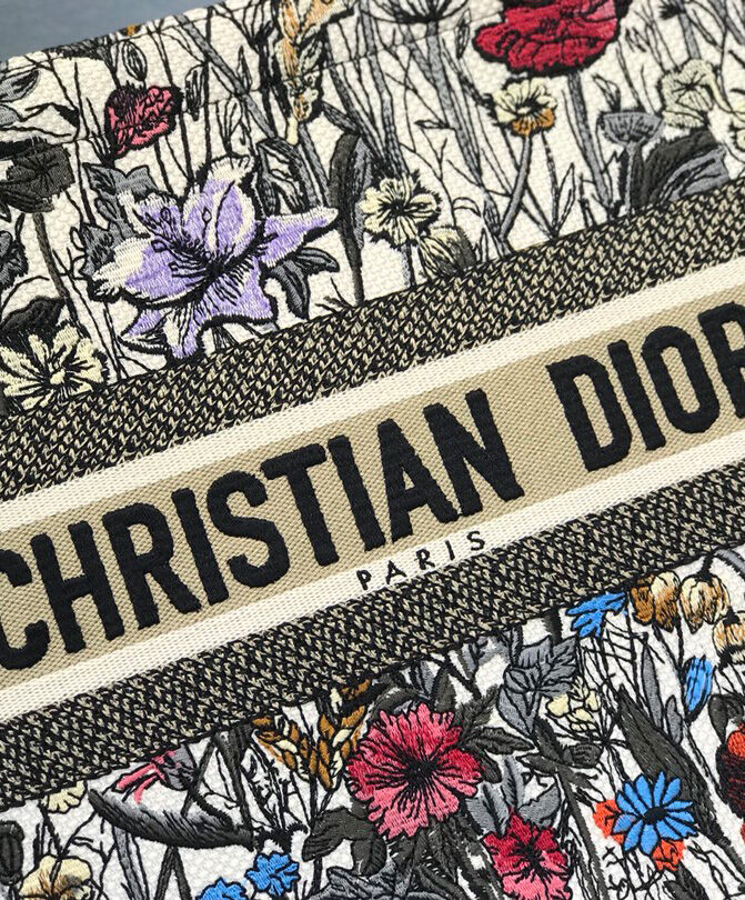 Christian Dior Small Book Tote Gray - Image 8