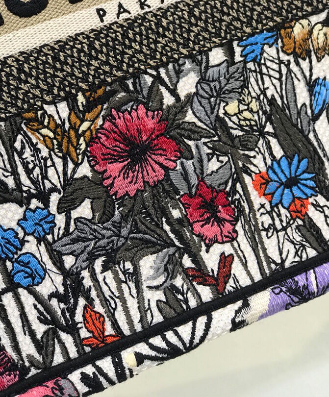 Christian Dior Small Book Tote Gray - Image 7